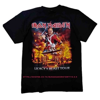 Tee เสื้อวง Iron Maiden rock Tshirt เสื้อวงร็อค Iron Maiden