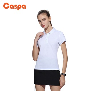 Caspa เสื้อPolo รุ่นPL395  เสื้อโปโลผู้หญิง เสื้อโปโลราคาถูก แฟชั่นผู้หญิง ใส่สบาย มีให้เลือกถึง 4 สี