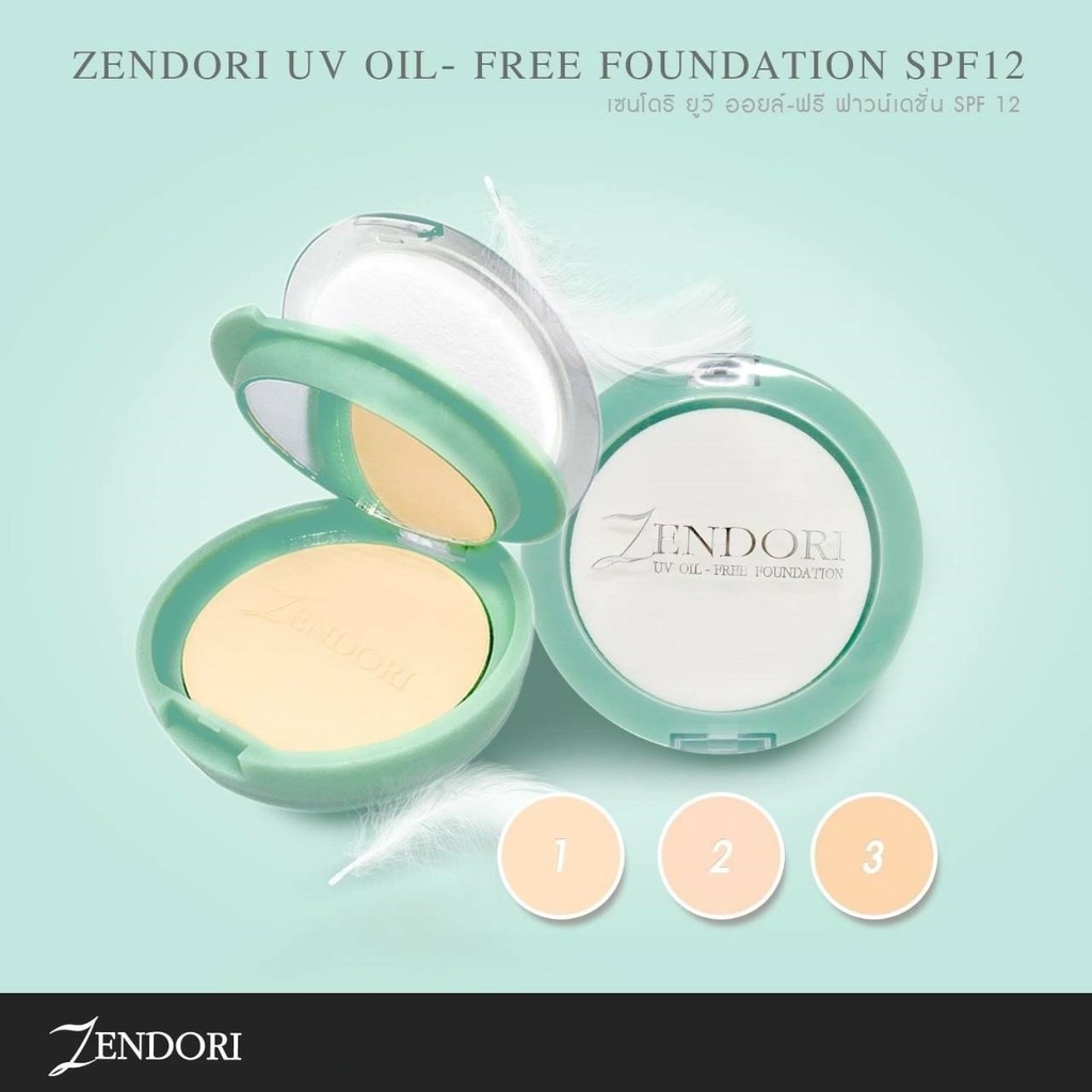 zendori-uv-oil-free-foundaton-spf12-แป้งเซนโดริ-ยูวี-ออยล์ฟรี-x-6-ชิ้น-abcmall