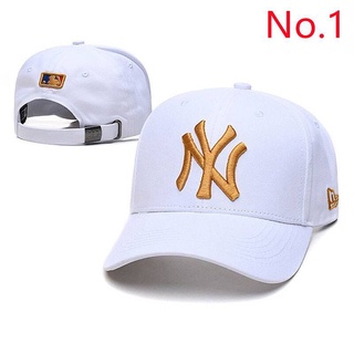 หมวกเบสบอล ยืดหยุ่น กันแดด หลากสี 50 MLB New York NY Yankee j21J