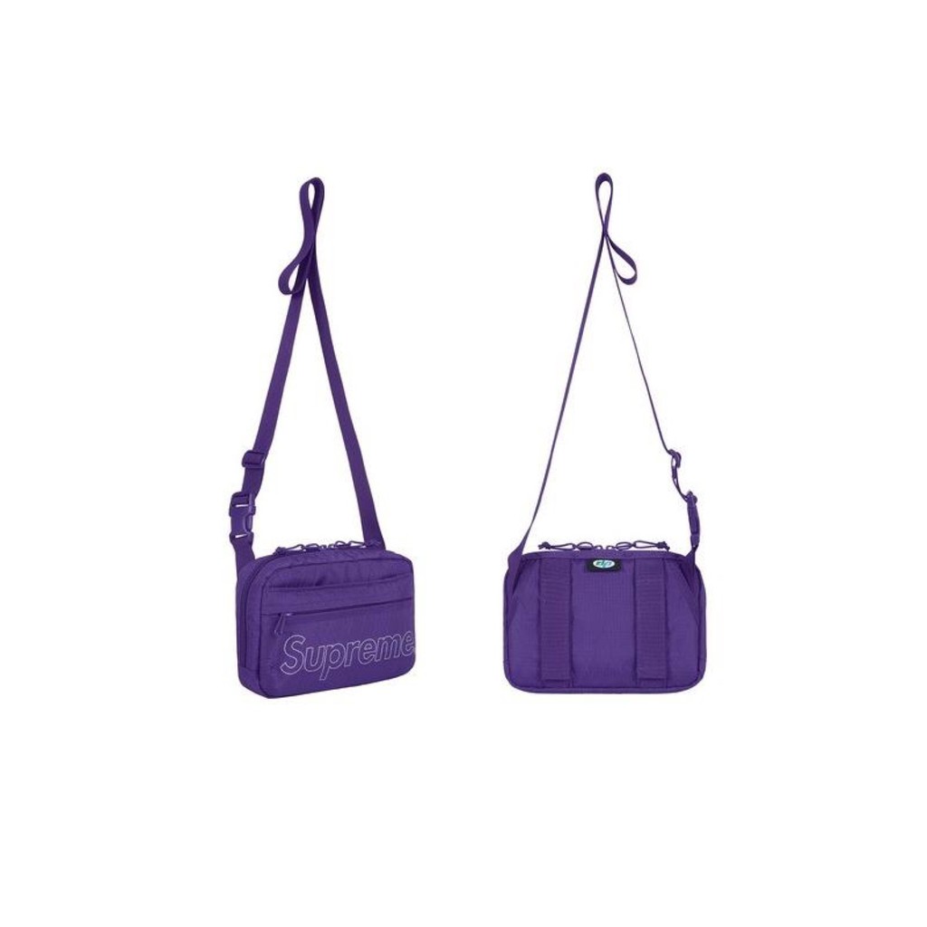 Supreme fw18 shoulder shop bag purple
