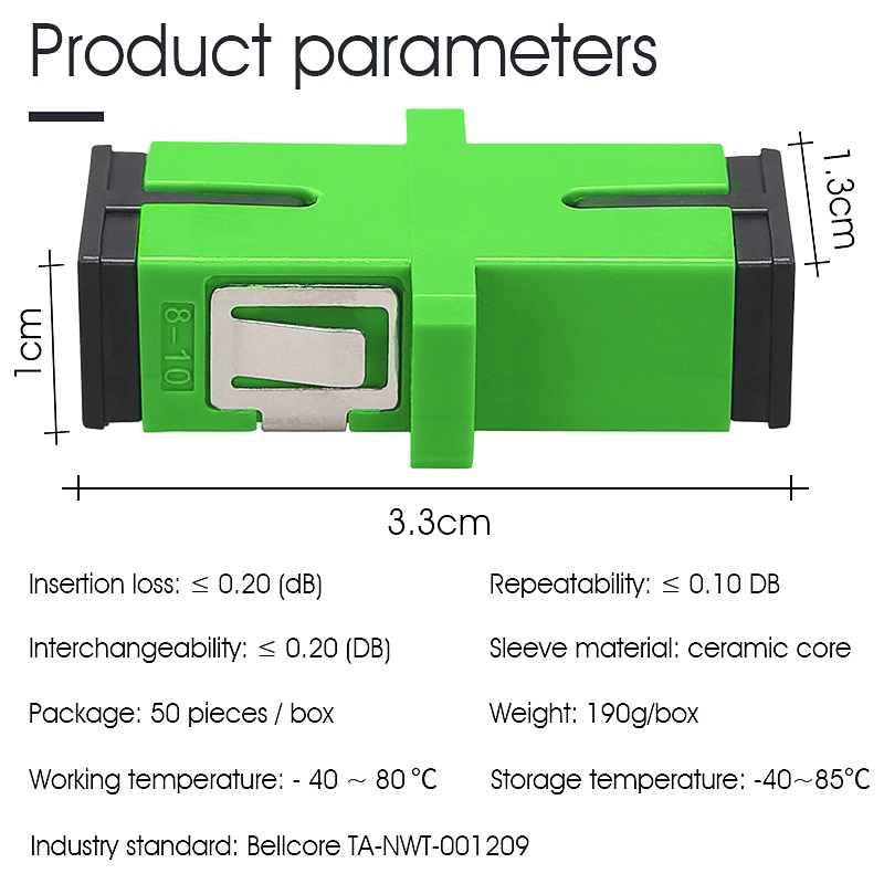 100pcs-lot-sc-apc-simplex-single-mode-fiber-optic-adapter-sc-optical-fiber-coupler-sc-apc-fiber-flange-sc-connector