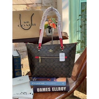 COACH GALLERY TOTE IN SIGNATURE CANVAS