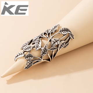 Geometric ring Simple OL commuter hollow leaf ring ring for girls for women low price