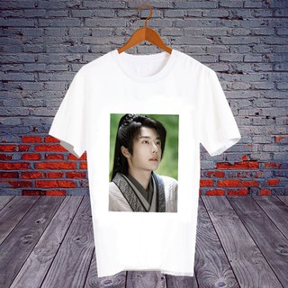 เสื้อยืดสีขาว สั่งทำ เสื้อยืด สินค้าศิลปินดาราจีน ซีรี่ส์จีน Legend of Fei นางโจร หวังอี้ป๋อ Wang Yibo จ้าวลี่อิ่ง ROF1