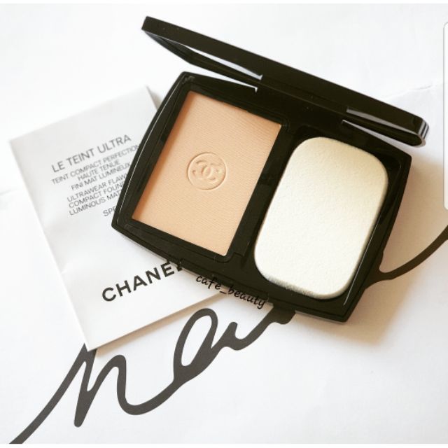 Chanel Le Teint Ultra Compact Foundation SPF 15-20, Beige, 0.4  Ounce : Beauty & Personal Care