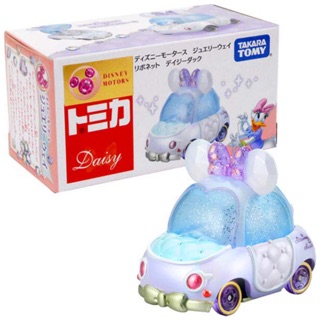 แท้ 100% จากญี่ปุ่น โมเดล ดิสนีย์ รถเดซี่ ดั๊ก Takara Tomy Tomica Disney Princess Cars Motors Jewelry Daisy Duck