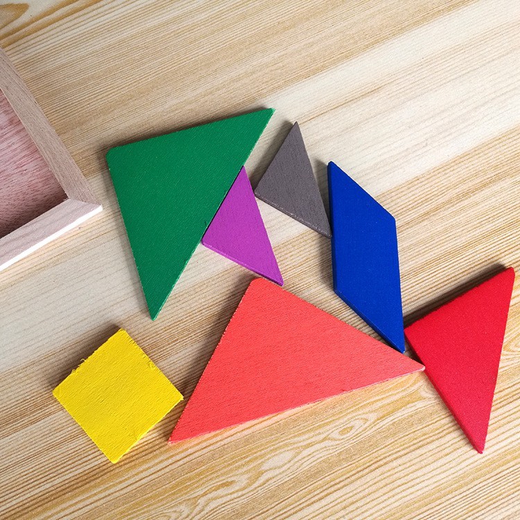 tangram-ของเล่นไม้เพื่อการเรียนรู้เด็ก