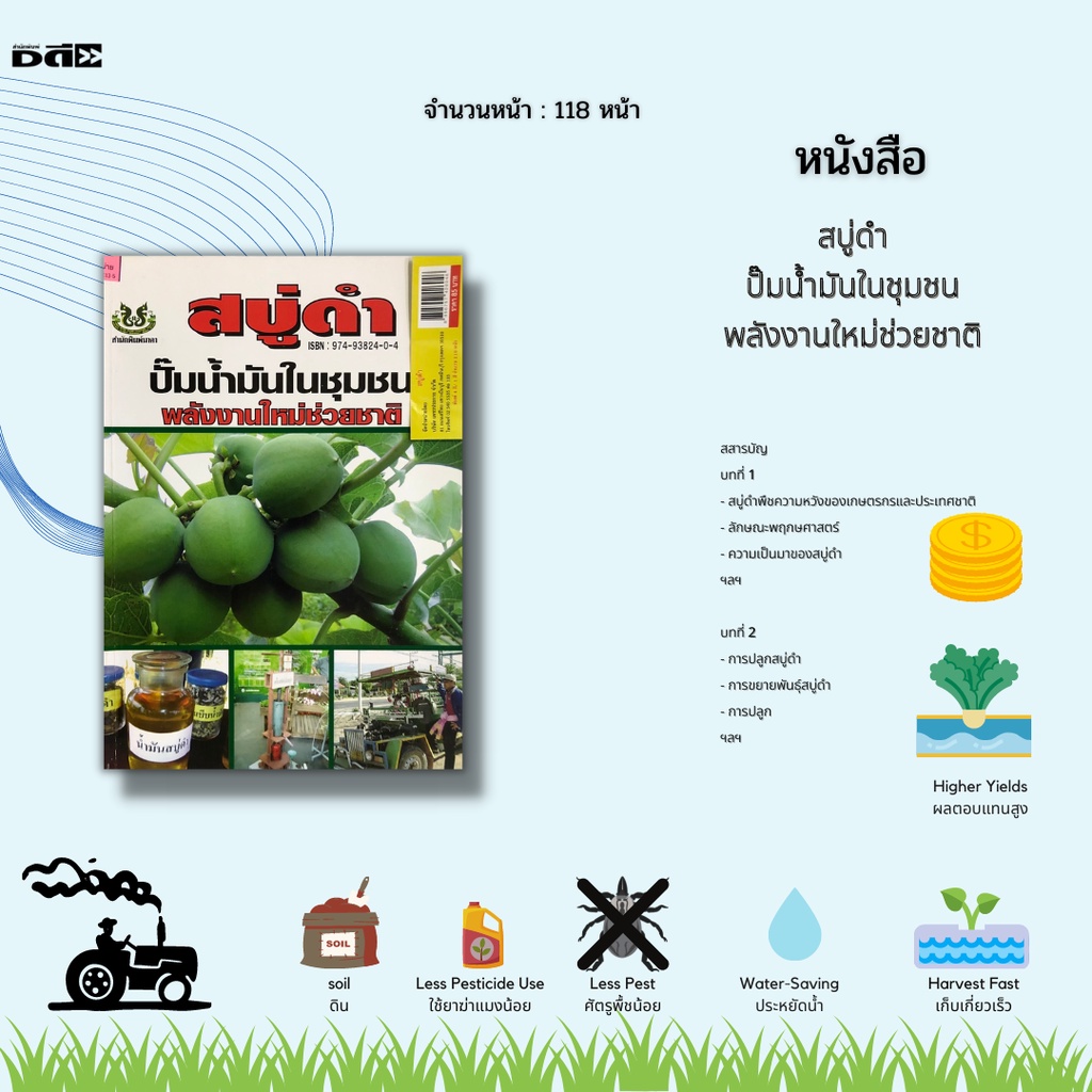 หนังสือ-สบู่ดำ-ปั๊มน้ำมันในชุมชน-พลังงานใหม่ช่วยชาติ-การปลูกสบู่ดำ-การขยายพันธุ์สบู่ดำ-สบู่ดำพืชความหวังของเกษตรกร