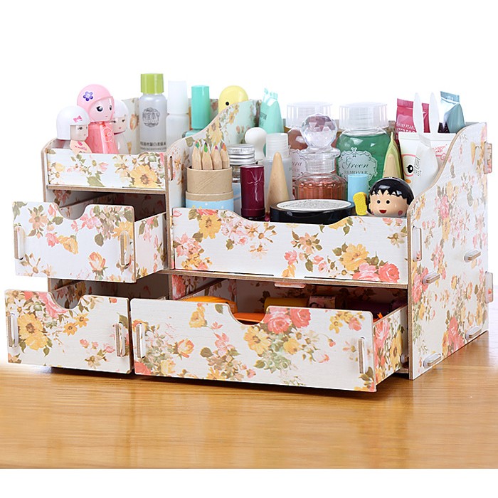 พร้อมส่ง-ขนาดใหญ่diy-beauty-cabinetชั้นเก็บเครื่องสำอางค์