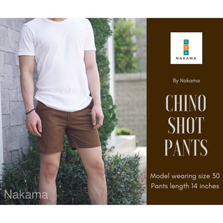 ภาพขนาดย่อของภาพหน้าปกสินค้า( ลดเพิ่ม 29.-)กางเกงขาสั้นผู้ชาย ผ้าชิโน แฟชั่นเกาหลี ขาสั้นความยาว14นิ้ว จากร้าน jirut14 บน Shopee ภาพที่ 6