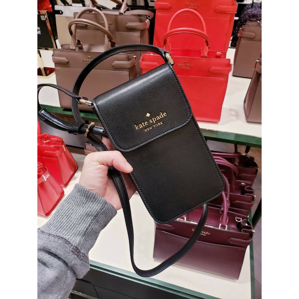 ✨สด-ผ่อน✨ Kate Spade Staci North South Flap Phone Crossbody