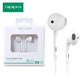 หูฟัง OPPO r11 ใส่สบาย เสียงร้องโปร่งชัดเจน ฟังสบาย คุยสายได้ A5/2020 A9/2020 R9S R9Spro R11 R15 R17