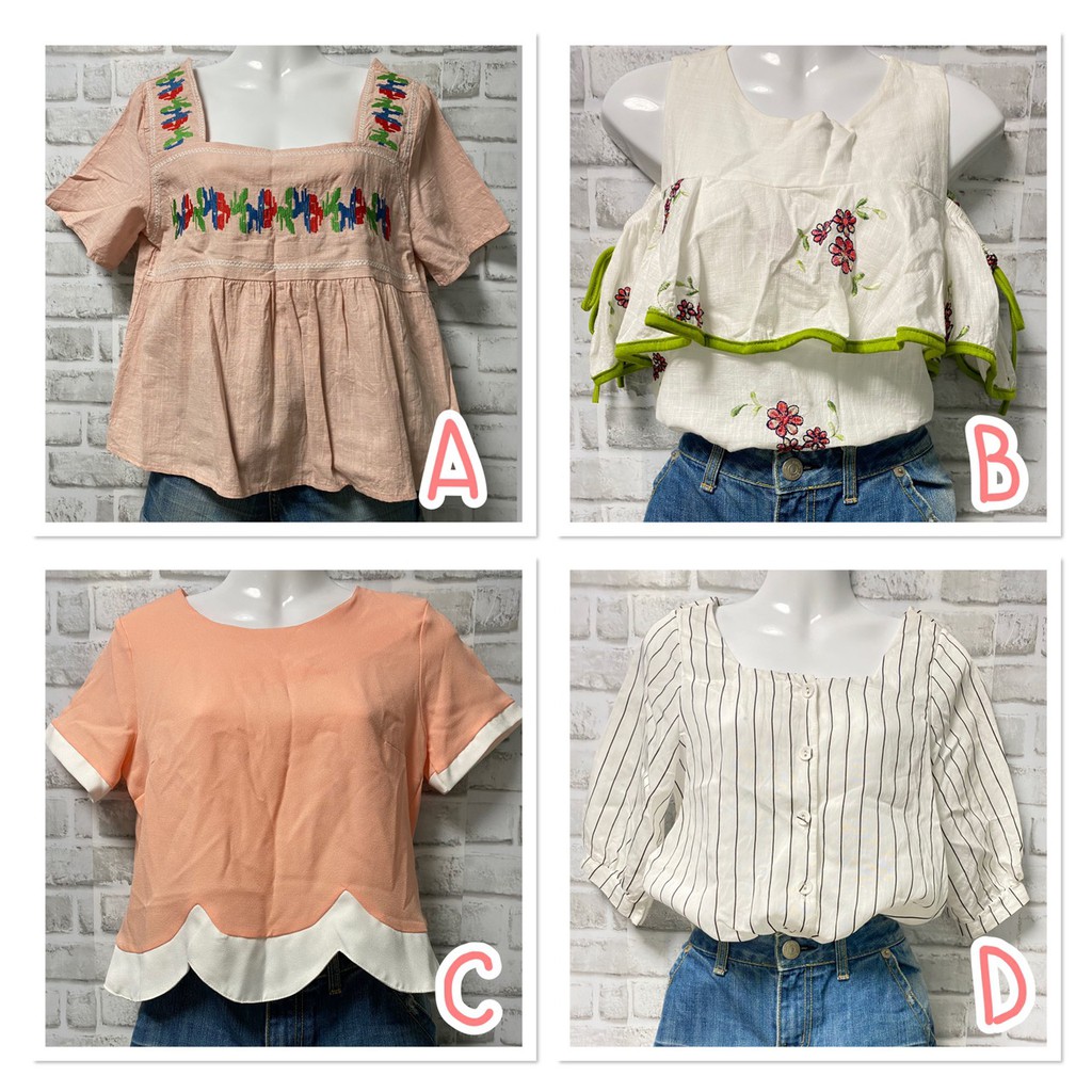 เสื้อแฟชั่น-น่ารัก-สินค้ามือ-2-แม่ค้าใส่เองจ้า