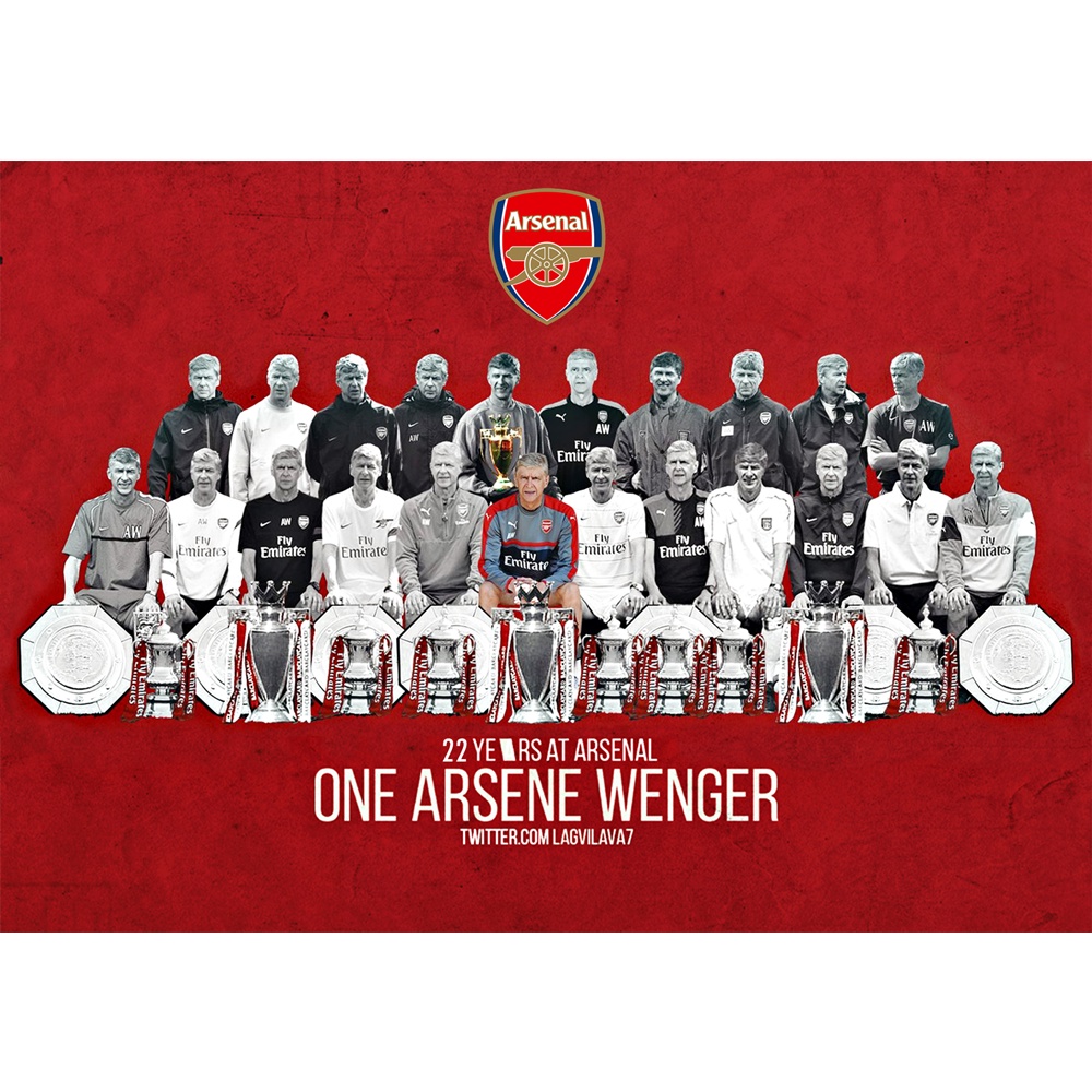 โปสเตอร์ Arsenal ขนาดA3 The Gunner | Shopee Thailand