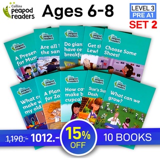 DKTODAY หนังสือ COLLINS PEAPOD READERS 3 SET 2 ในชุดมี 10 เล่ม