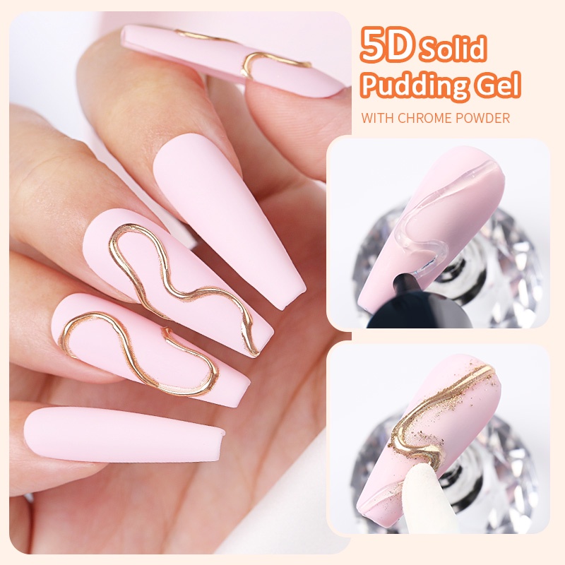 born-pretty-เจลเพ้นท์เล็บ-5d-สีแคนดี้-8-กรัม-diy