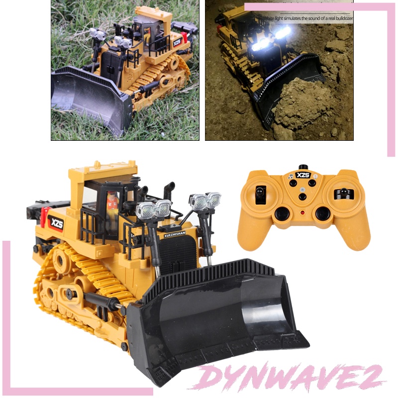 dynwave2-ของเล่นเครื่องเล่นเสียงไฟฟ้า-rc-bulldozer-light-amp-เครื่องยนต์ขับเคลื่อนรถยนต์