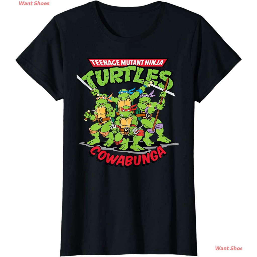 ผ้าฝ้าย-100-เสื้อยืดกีฬา-teenage-mutant-ninja-turtles-cowabunga-t-shirt-mens-womens-t-shirtss-3xl
