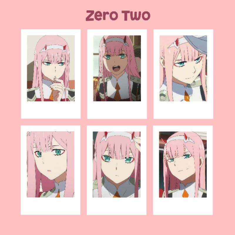 โพลารอยด์อะนิเมะ Darling In The Franxx Zero two 002 hiro ichigo 015 ...