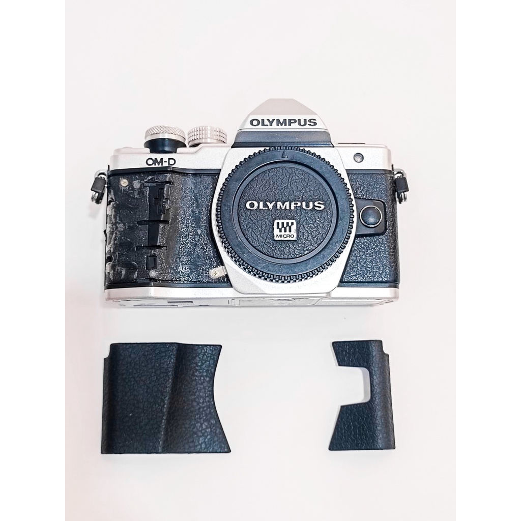 ยางมือจับ OLYMPUS OMD EM10 II CAMERA REPAIR เปลี่ยนยาง grip rubber