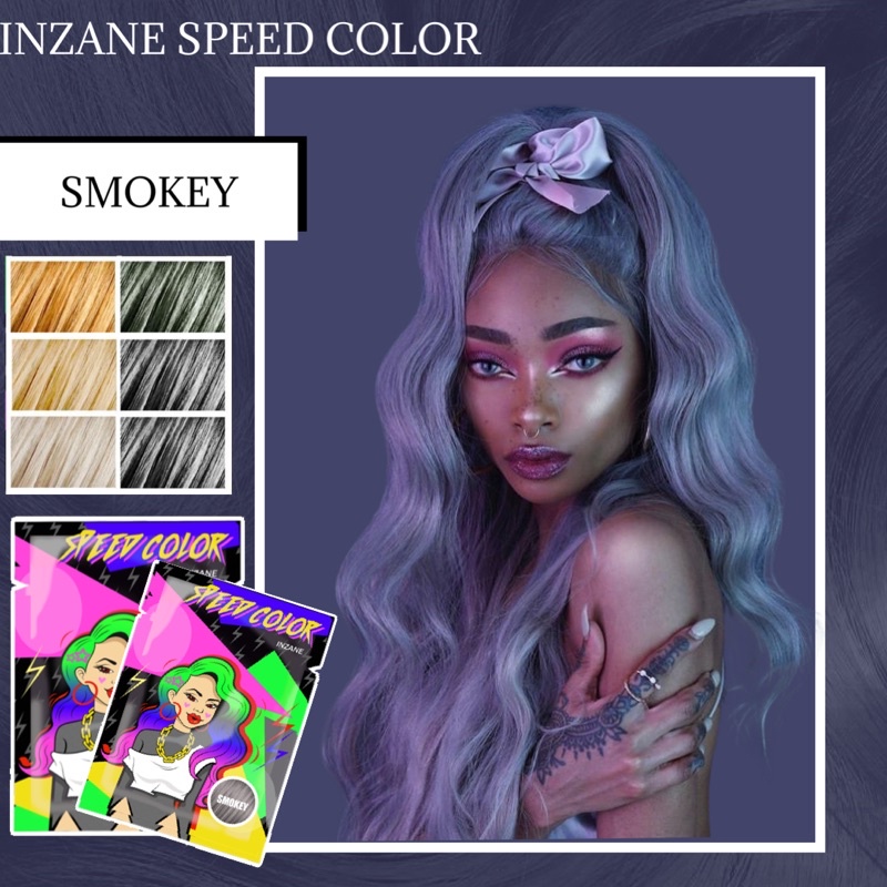 ทรีทเม้นเปลี่ยนสีผม INZANE TEAL COLOR( เหมาะสำหรับผมฐานสว่าง ช่วยบำรุง ...