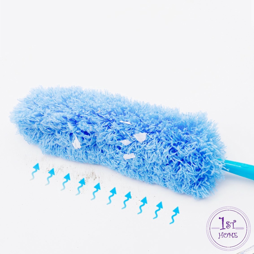 ไม้ปัดฝุ่นสีฟ้า-ปัดฝุ่นไมโครไฟเบอร์-microfiber-duster