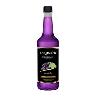 ลองบีชไซรัปองุ่นเคียวโฮ ขนาด 740 มล. LongBeach Kyoho Grape Syrup Size 740 ml. รหัส 0713