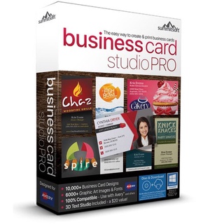 ภาพหน้าปกสินค้า🔥 Business Card Studio [ตัวเต็ม] [ถาวร] โปรแกรมทำนามบัตร 🔥 ที่เกี่ยวข้อง