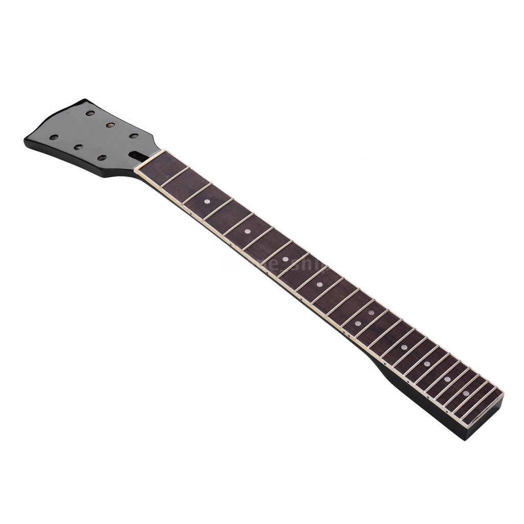 อะไหล่คอกีตาร์ไฟฟ้า-22-frets-fingerboard-สีขาวสําหรับ-gibson-lp-guita