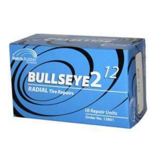 สินค้า แผ่นปะยางเรเดียล ยี่ห้อ Bullseye 12 ขนาดบรรจุ 10 ชิ้นต่อกล่อง ขนาดแผ่นปะยาง 60 x 105มม.สินค้าอเมริกา แผ่นปะยางรถสิบล้อ