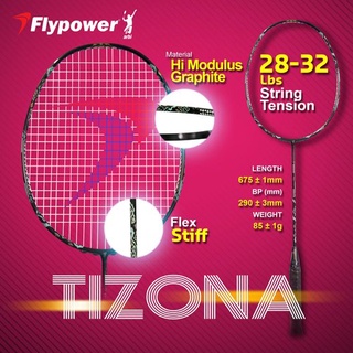 [ใส่โค้ด INC12LF ลดเพิ่ม 70-]Flypower Tizona racket ไม้แบดมินตัน