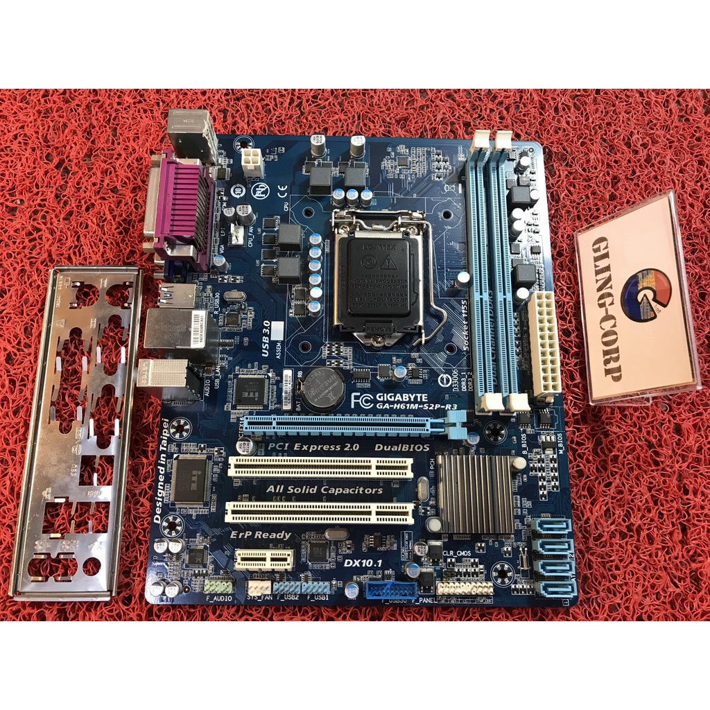 LGA1155 MAINBOARD GIGABYTE RAM 2 SLOT mATX - หลายรุ่น / H61M / B75M ...