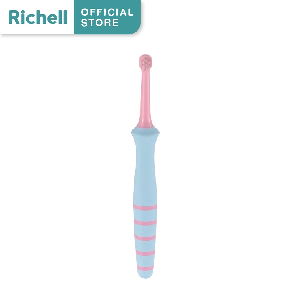ภาพหน้าปกสินค้าRichell TLI แปรงสีฟันเด็ก สำหรับ6 เดือนขึ้นไป สำหรับให้แม่ช่วยแปรงฟันหน้า (6ด.-2ปี)