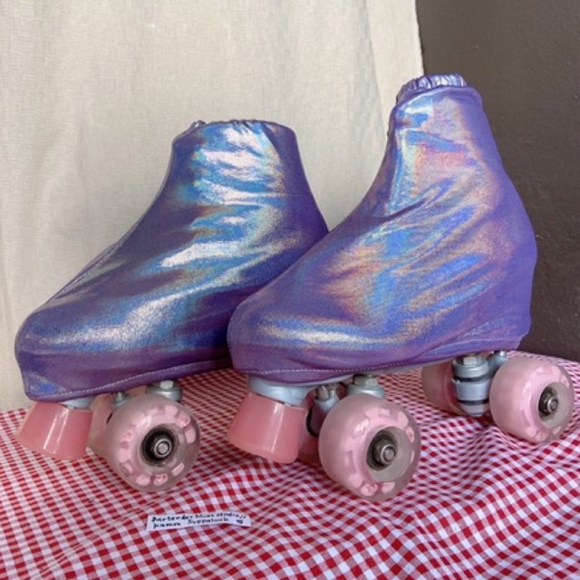 cover-skate-ผ้าโฮโลแกรม-สีมาใหม่-สวยสุด-ที่คลุมสเก็ต-รองเท้าสเก็ต-โรลเลอร์สเก็ต-ไอซ์สเก็ต