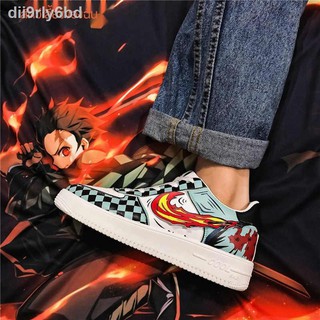 🔥ถูกและดี Demon Slayer Kimetsu No Yaiba Cosplay Clogs Geta Nezuko Kimono Shoes เนสึโกะ รองเท้า ♚Ghost Slayer s Blade Y