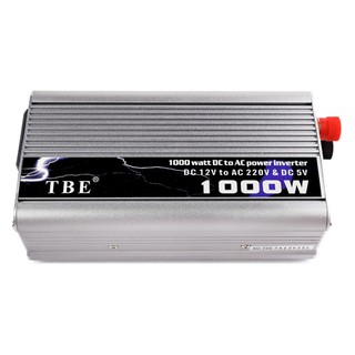 TBE Inverter 1000/500watt DC12/24V ตัวแปลงกระแสไฟฟ้าในใช้อุปกรณ์อื่นๆเป็นไฟบ้าน