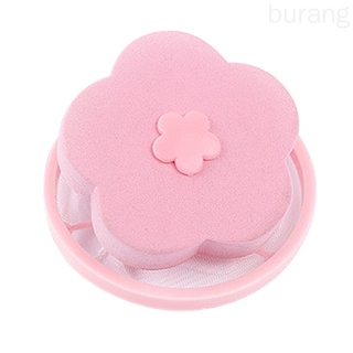 Flower Shape Washing Machine Hair Filter Bag Hair Collector Decontamination Laundry Wash Ball burang