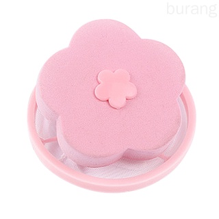 Flower Shape Washing Machine Hair Filter Bag Hair Collector Decontamination Laundry Wash Ball burang