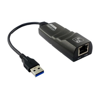 USB 3.0 to RJ45 Gigabit Lan 10/100/1000 Ethernet Adapter Converter แปลง USB 3.0 เป็นพอร์ตแลน มีไดรเวอร์ในตัว