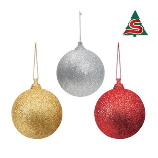 ภาพหน้าปกสินค้าบอลกากเพชร ขนาด 7-8 cm ใช้สำหรับตกแต่งต้นคริสต์มาส Ornaments ที่เกี่ยวข้อง