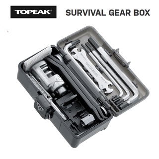 ชุดเครื่องมือซ่อมแซมจักรยาน แบบพกพา TOPEAK Survival Gear Box มีถึง 23 เครื่องมือ 30 ฟังก์ชั่นการใช้งาน ครบๆ