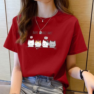 ภาพหน้าปกสินค้า🚚 พร้อมส่ง 🚚 เสื้อยืดผู้หญิง ⭐แขนสั้น คอกลม ⭐พิมพ์ลาย สีพื้นและหลากสี ใส่ลำลอง แฟชั่นสไตล์เกาหลี  #W17 ซึ่งคุณอาจชอบสินค้านี้