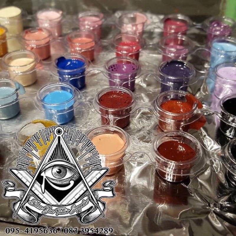 tattoo-clear-ink-cup-trays-ถาดสีสัก