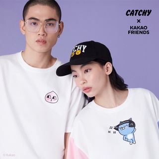 สินค้า CATCHY x Kakao Friends เสื้อครอป ปัก NEO FRODO นีโอ โฟร์โด้ ลิขสิทธิ์แท้ พร้อมส่งจากไทย รอบอก 50 นิ้ว Cotton100% ผู้หญิง
