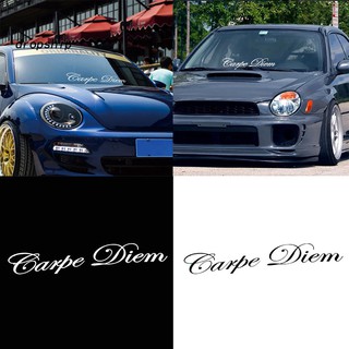 DP carpe diem สติกเกอร์ติดกระจกหน้ารถยนต์