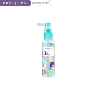 CUTE PRESS ผลิตภัณฑ์บำรุงเส้นผม 3X NATURAL ANTI-HAIR FALL TONIC