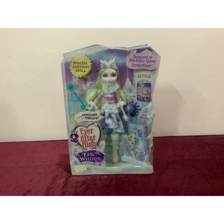 **Rare** ever after​ high epic winter​ crystal​ winter​ doll