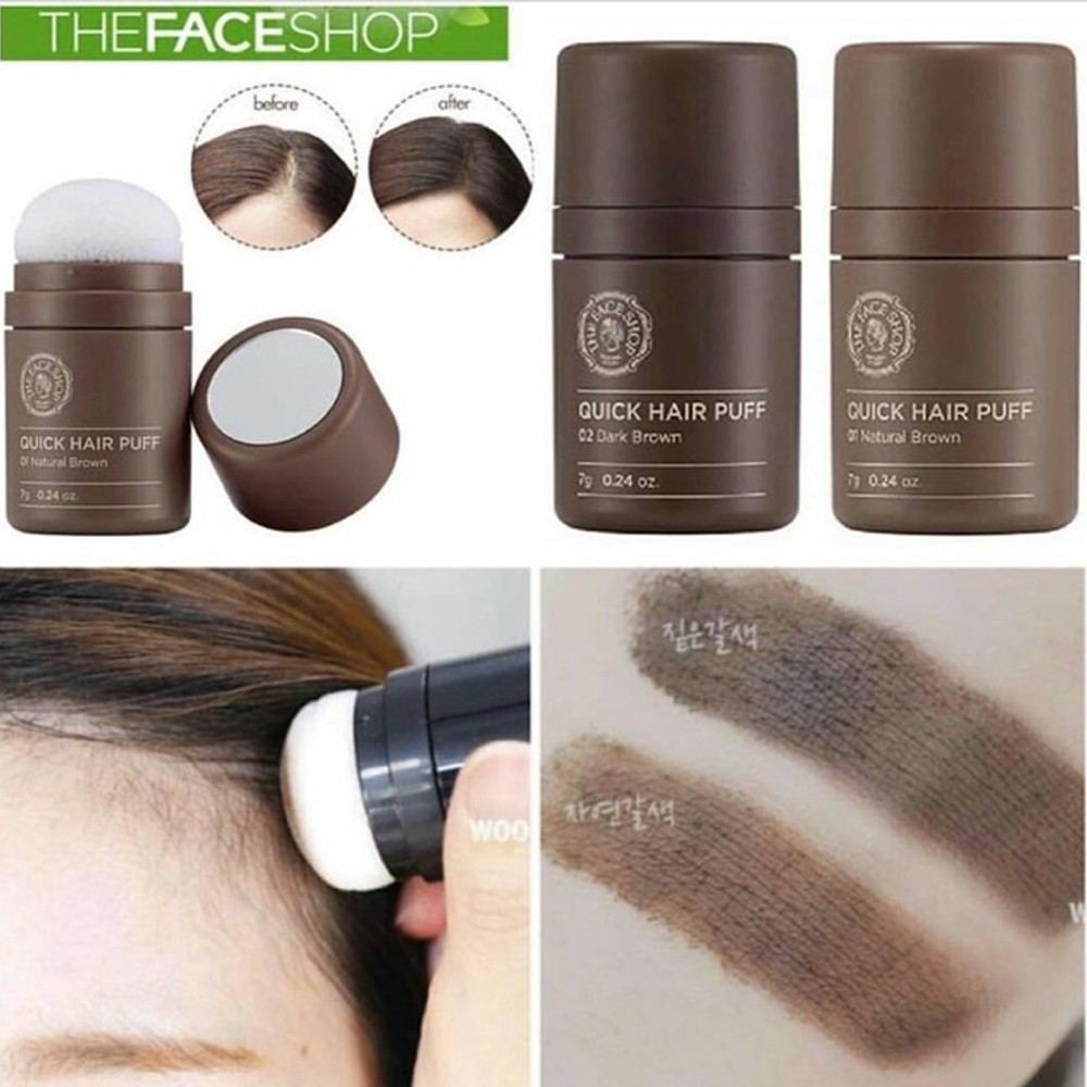 ถูก-แท้-ส่งไว-ปิดเหม่งเกาหลี-แท้-พร้อมส่ง-the-face-shop-quick-hair-puff