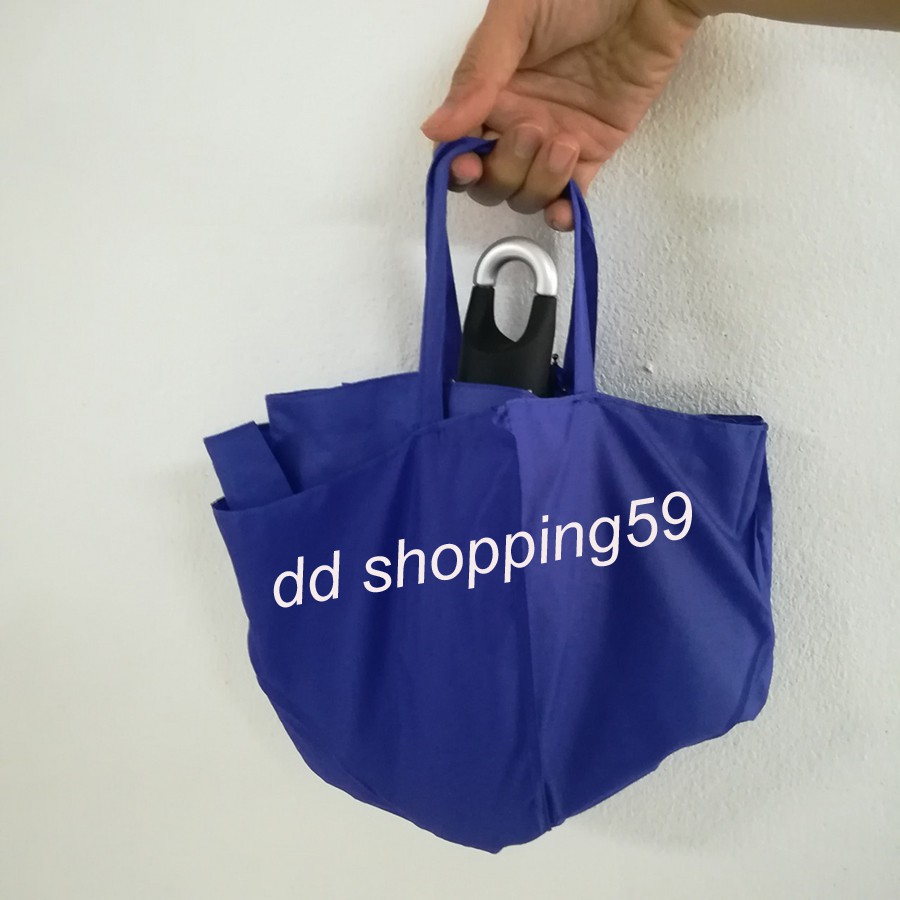 ร่มกระเป๋า-ร่มพับ3ตอน-ร่มพับกันน้ำหยด-ร่มพับแขวนได้-bag-umbrella-3-folded-by-dd-shopping59